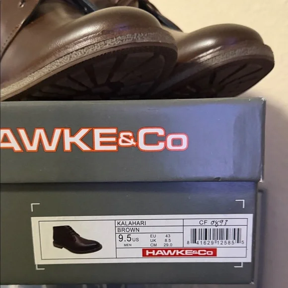 Hawke & Co Men's Chukka Boots in Rich Brown - Picture 6 of 6